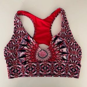 Wolven racer back sports bra